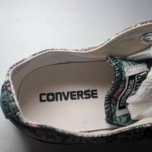 Converse All Star Sugar Skull Day of the Dead Low Top Sneakers - Picture 9 of 11